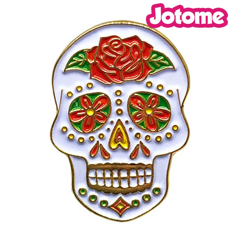 100pcs a lot Maze Sugar Skull Lapel Pin - Halloween Dead Brooch - Bone Pirate Funny Jacket Hat Pin
100pcs a lot Maze Sugar Skull Lapel Pin - Halloween Dead Brooch - Bone Pirate Funny Jacket Hat Pin