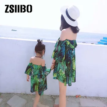 ZSIIBO Dress Family Mother Daughter Dresses Mommy Me Clothes Mama Girls Holiday Lotus Leaf Strapless Trumpet Sleeve Beach WGTQ57 
ZSIIBO Dress Family Mother Daughter Dresses Mommy Me Clothes Mama Girls Holiday Lotus Leaf Strapless Trumpet Sleeve Beach WGTQ57