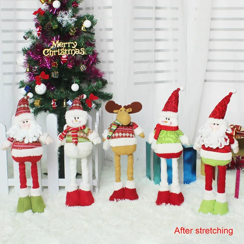 Christmas Stretchable Santa Claus Snowman Reindeer Legs Telescopic Doll 1PC Xmas Tree Hanging Gift Ornaments For Home Decor
Christmas Stretchable Santa Claus Snowman Reindeer Legs Telescopic Doll 1PC Xmas Tree Hanging Gift Ornaments For Home Decor