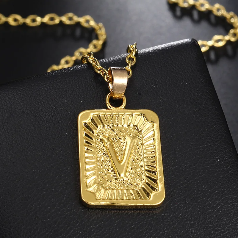 A-Z Pendant English Alphabet Necklace Fashion Pendant Necklace For Women Gift Stainless Steel Chain Alloy Fashion Jewelry
A-Z Pendant English Alphabet Necklace Fashion Pendant Necklace For Women Gift Stainless Steel Chain Alloy Fashion Jewelry
