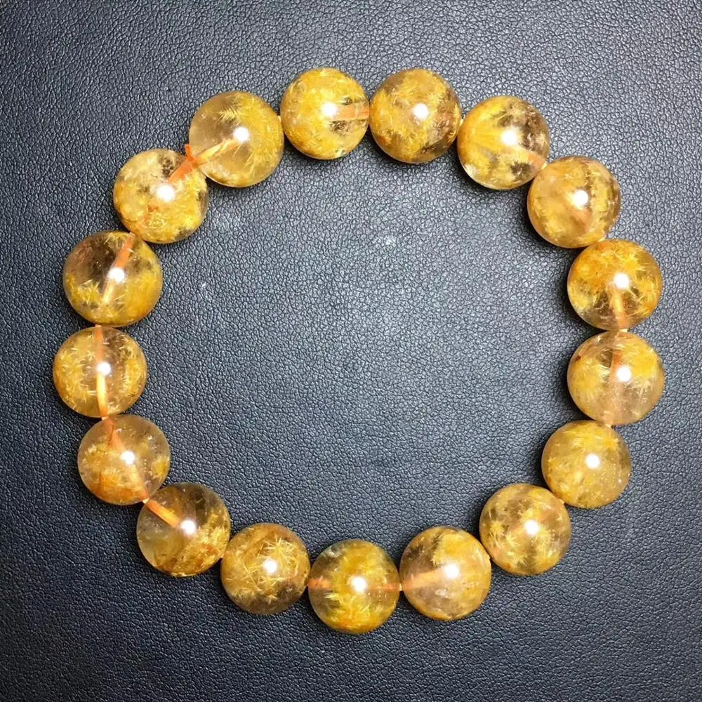 Genuine Natural Gold Rutilated Titanium Flower Quartz Round Beads Bracelet 12.5mm Brazil Women Men Rarest Certificate AAAAAA
Genuine Natural Gold Rutilated Titanium Flower Quartz Round Beads Bracelet 12.5mm Brazil Women Men Rarest Certificate AAAAAA