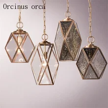 American retro glass all copper single head chandelier dining room bedroom balcony corridor hallway chandelier Postage free 
American retro glass all copper single head chandelier dining room bedroom balcony corridor hallway chandelier Postage free