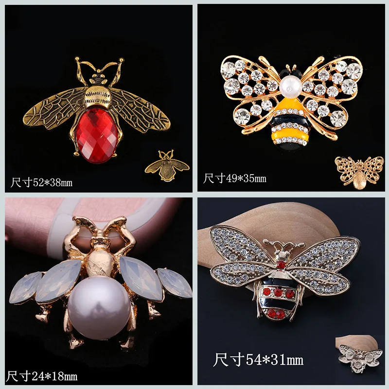 20pc/lot Bees and butterfly styles alloy hair embellishment buttons hairbow wedding decorative accessories diy crafts supplies
20pc/lot Bees and butterfly styles alloy hair embellishment buttons hairbow wedding decorative accessories diy crafts supplies