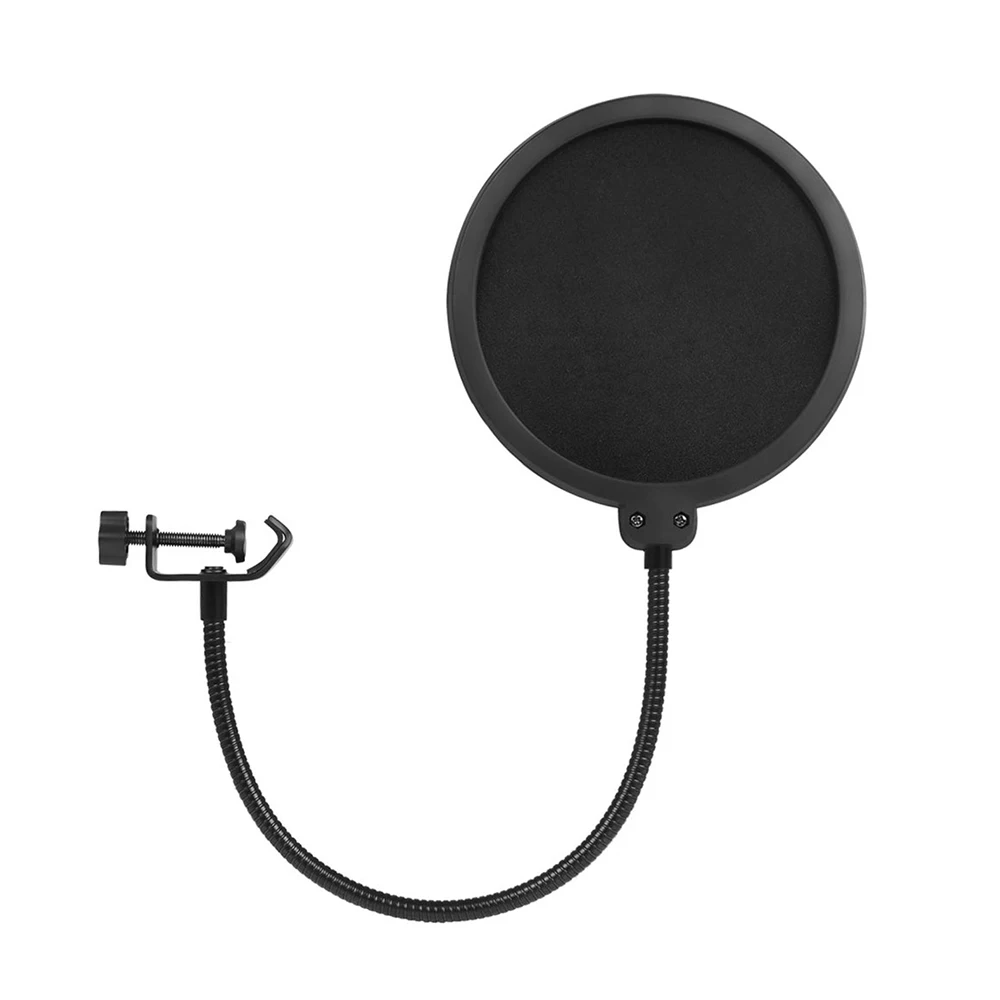 Microphone Pop Filter Metal Pop Filter Shield Double Layer Windscreen Popfilter For USB Microhone Podcast Microphone
Microphone Pop Filter Metal Pop Filter Shield Double Layer Windscreen Popfilter For USB Microhone Podcast Microphone