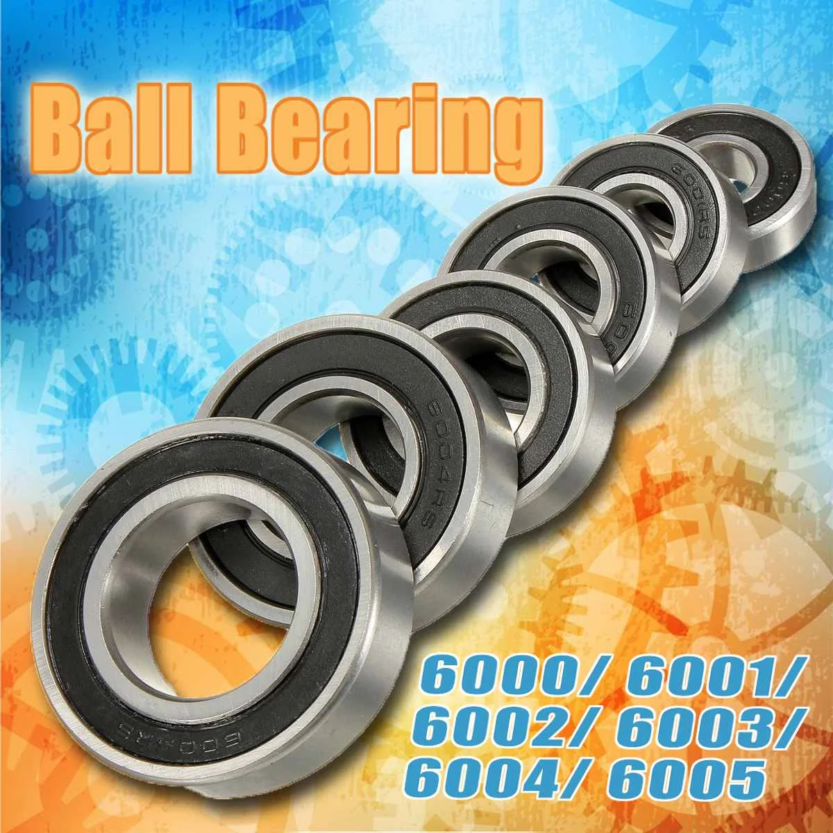 1PC Deep Groove Rubber Sealed Ball Bearing 6000 6001 6002 6003 6004 6005 2RS Miniature Bearing
1PC Deep Groove Rubber Sealed Ball Bearing 6000 6001 6002 6003 6004 6005 2RS Miniature Bearing