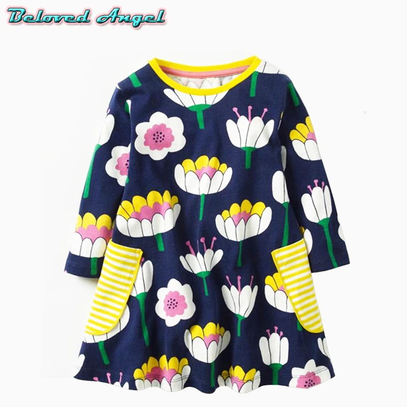 2019 Brand New Toddler Kids Baby Girls Dress Long Sleeve Cartoon Knee-Length Floral Flower Dress with Pocket Party Dresses 1-6T
2019 Brand New Toddler Kids Baby Girls Dress Long Sleeve Cartoon Knee-Length Floral Flower Dress with Pocket Party Dresses 1-6T