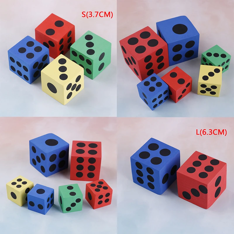 1pc 6 sided Die Portable Table Games Dice Foam Dot Dice Best Promotion random color Acrylic Round Corner Dice
1pc 6 sided Die Portable Table Games Dice Foam Dot Dice Best Promotion random color Acrylic Round Corner Dice