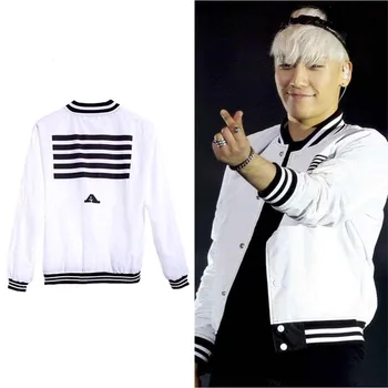 Kpop Bigbang MADE GD Same Jacket G-DRAGON Baseball Uniform Fashion Boys Girls Coats
Kpop Bigbang MADE GD Same Jacket G-DRAGON Baseball Uniform Fashion Boys Girls Coats
