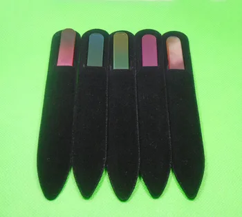 100X 5.5" Glass Nail Files Crystal File Nail Buffer With Companion Black Sleeve Colorful NF014
100X 5.5" Glass Nail Files Crystal File Nail Buffer With Companion Black Sleeve Colorful NF014