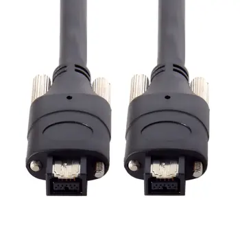 Chenyang ilink Firewire 800 IEEE1394 9Pin Plug to 9Pin Cable Screw Type Mount for Camera 1.0m 1.8m Black
Chenyang ilink Firewire 800 IEEE1394 9Pin Plug to 9Pin Cable Screw Type Mount for Camera 1.0m 1.8m Black