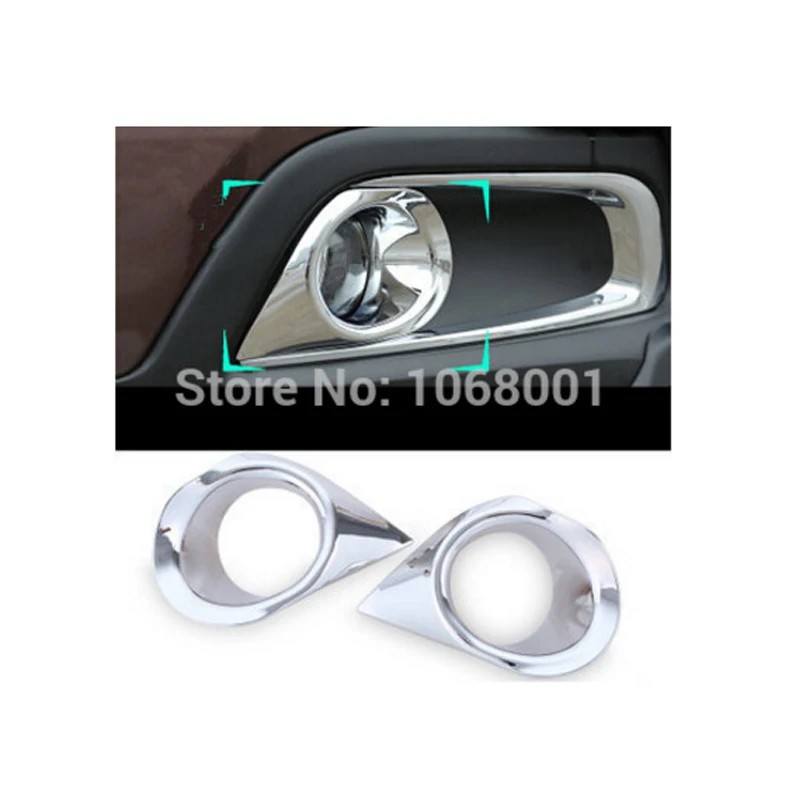 Накладки на передние противотуманные фары для Peugeot 2008 2014 2015 2016 2