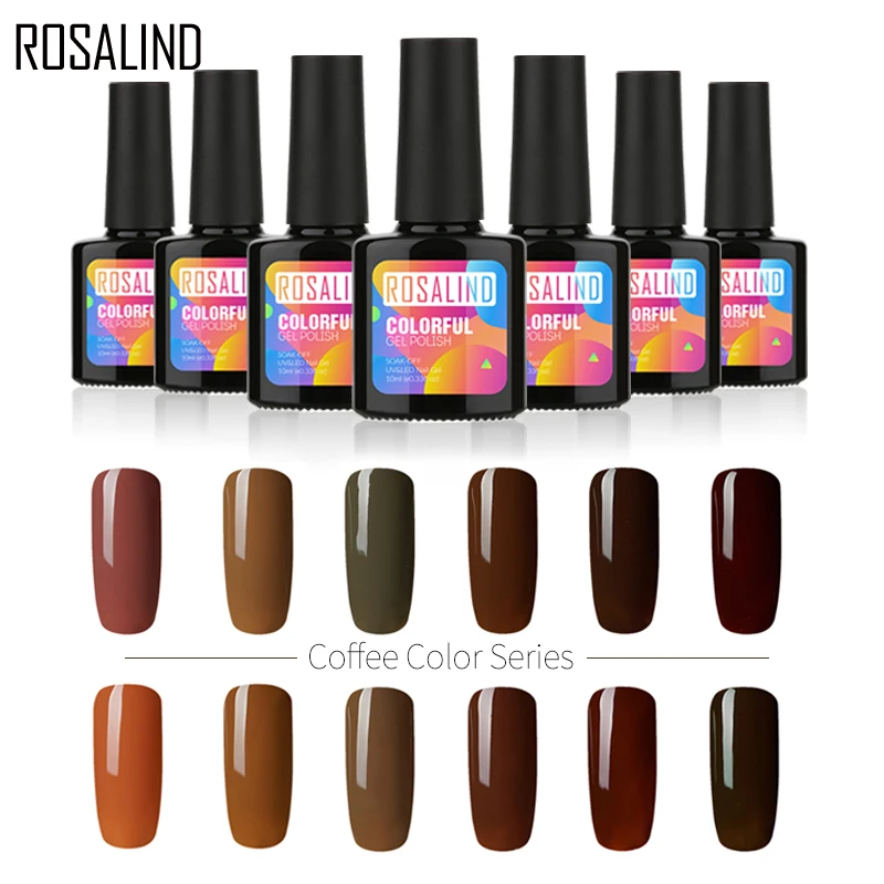 ROSALIND Gel 1S 10ml Gel Nail Polish Soak Off UV/LED Nail Gel Varnish Coffee Brown Color Series For Nails Polishes
ROSALIND Gel 1S 10ml Gel Nail Polish Soak Off UV/LED Nail Gel Varnish Coffee Brown Color Series For Nails Polishes