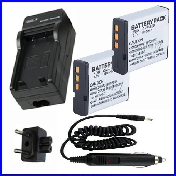 Battery (2-Pack) and Charger for Casio Exilim EX-10, EX-100, EX-ZR100, EX-ZR200, EX-ZR300, EX-ZR400 Digital Camera
Battery (2-Pack) and Charger for Casio Exilim EX-10, EX-100, EX-ZR100, EX-ZR200, EX-ZR300, EX-ZR400 Digital Camera
