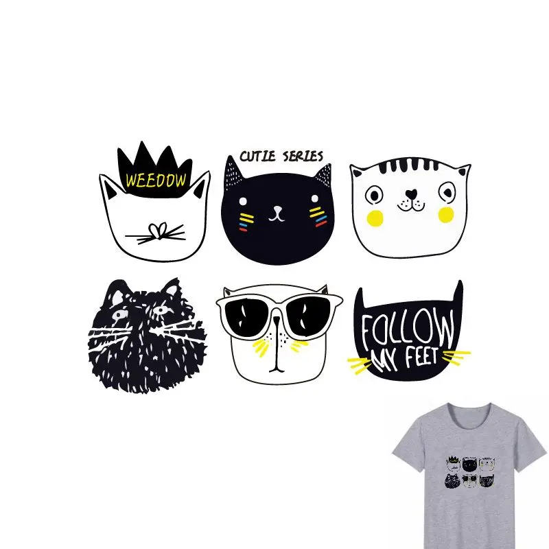 20x13cm Cartoon Cat Pattern Iron On Patches Stickers Washable Appliques A-level Heat Transfer For DIY T-shirt Accessory Clothes
20x13cm Cartoon Cat Pattern Iron On Patches Stickers Washable Appliques A-level Heat Transfer For DIY T-shirt Accessory Clothes