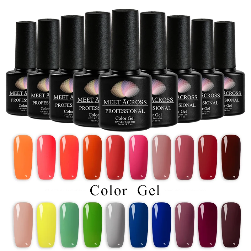 Meet Across UV LED DIY Nail Polish Gel Soak Off Pure Color Varnish Lacquer Vernis Semi Permanent Manicure Nail Art Gel Polish
Meet Across UV LED DIY Nail Polish Gel Soak Off Pure Color Varnish Lacquer Vernis Semi Permanent Manicure Nail Art Gel Polish