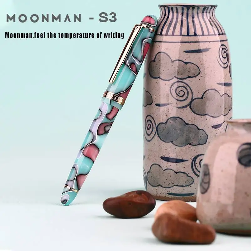 MoonMan S3 fountain pen camouflage series colorful resin fountain pens with gold-plated tips for adult students Fountain pens
MoonMan S3 fountain pen camouflage series colorful resin fountain pens with gold-plated tips for adult students Fountain pens