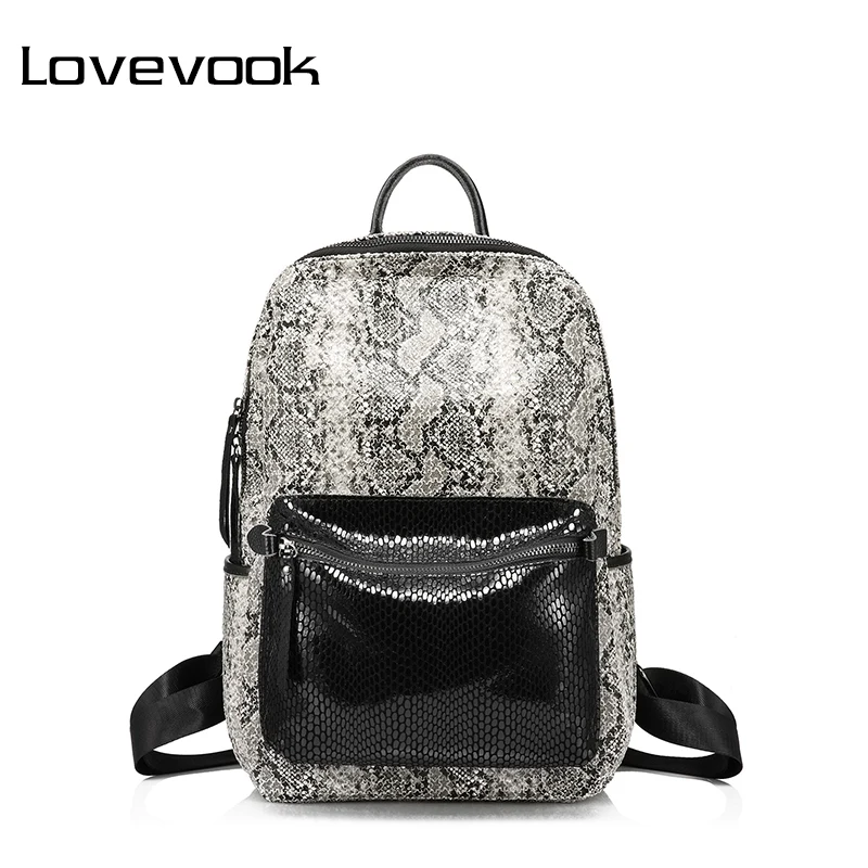 LOVEVOOK women backpack split leather multifunctional serpentine shoulder bag female large capacity fashion school bags
LOVEVOOK women backpack split leather multifunctional serpentine shoulder bag female large capacity fashion school bags
