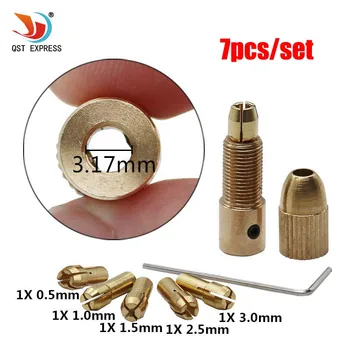 QSTEXPRESS High Quality Best Price 5pcs/Set 0.5-3mm Small Electric Drill Bit Collet Micro Twist Drill Chuck Set
QSTEXPRESS High Quality Best Price 5pcs/Set 0.5-3mm Small Electric Drill Bit Collet Micro Twist Drill Chuck Set