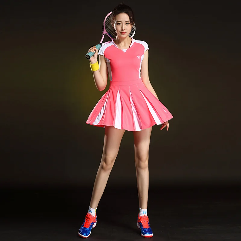 Shuttlecock Women's Fast Dry Short Sleeve Table Tennis Women's Suit Tennis Dress Summer Jersey
Shuttlecock Women's Fast Dry Short Sleeve Table Tennis Women's Suit Tennis Dress Summer Jersey