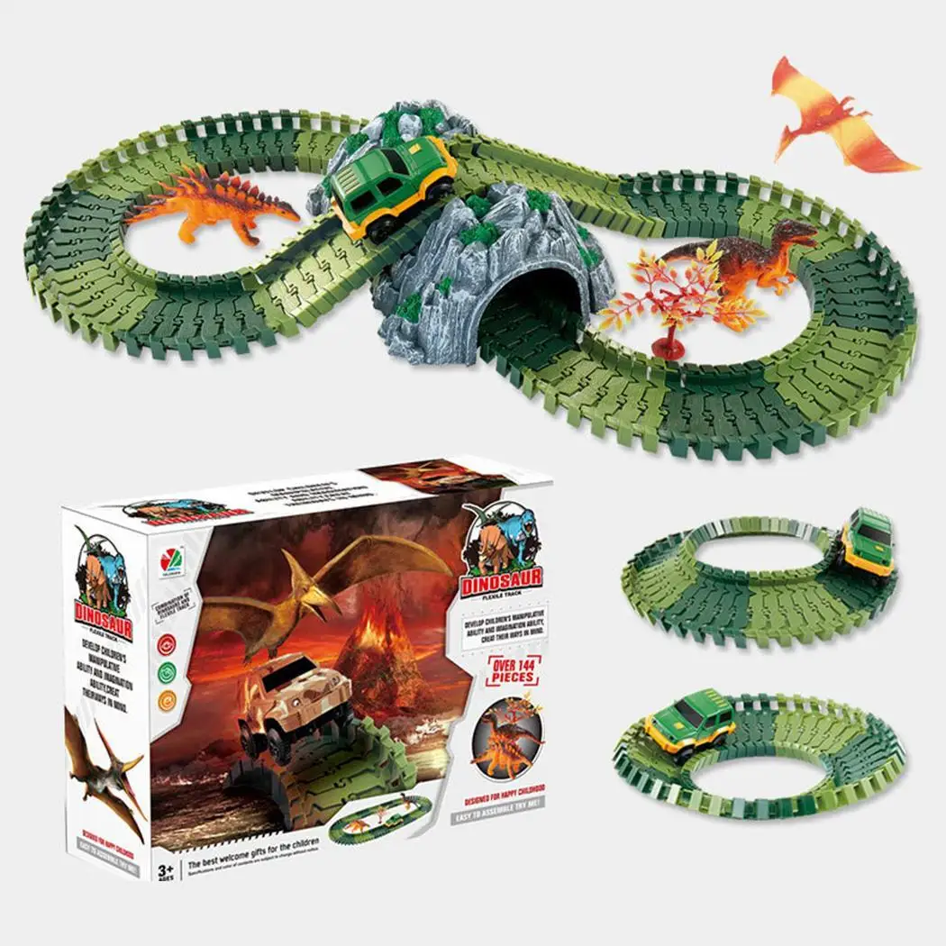 Kids Fun Flexible Tracks Tree Dinosaur Racing Set Led Green > 3 Years Race Racing Set Car Dinosaur Toys
Kids Fun Flexible Tracks Tree Dinosaur Racing Set Led Green > 3 Years Race Racing Set Car Dinosaur Toys