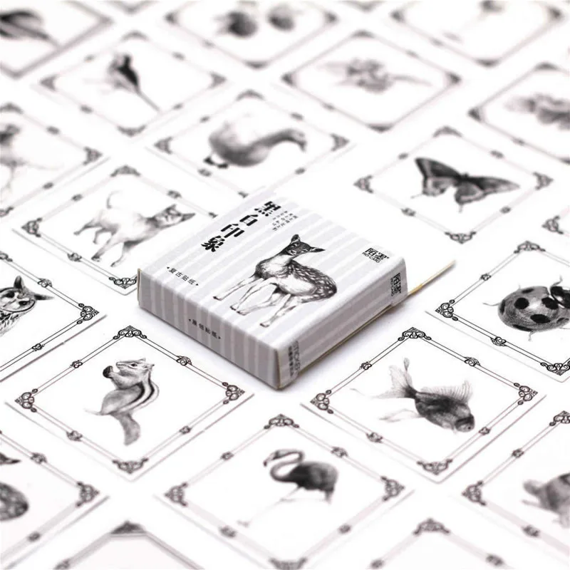 40 PCS Gray Sika Deer Sticker Animal Decals Stickers Gifts for Children to Laptop Suitcase Guitar Fridge Bicycle Car
40 PCS Gray Sika Deer Sticker Animal Decals Stickers Gifts for Children to Laptop Suitcase Guitar Fridge Bicycle Car