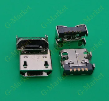 

100pcs Micro USB Jack Charging Socket Charging Port USB Charging Connector For LG Optimus L4 E440 E445 E960 Nexus 4