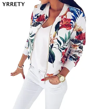 YRRETY Women Jacket Tops Flower Print Girl Plus Size Casual Long Sleeve Zipper Bomber Flower Floral Print Coat New Basic Jackets
YRRETY Women Jacket Tops Flower Print Girl Plus Size Casual Long Sleeve Zipper Bomber Flower Floral Print Coat New Basic Jackets
