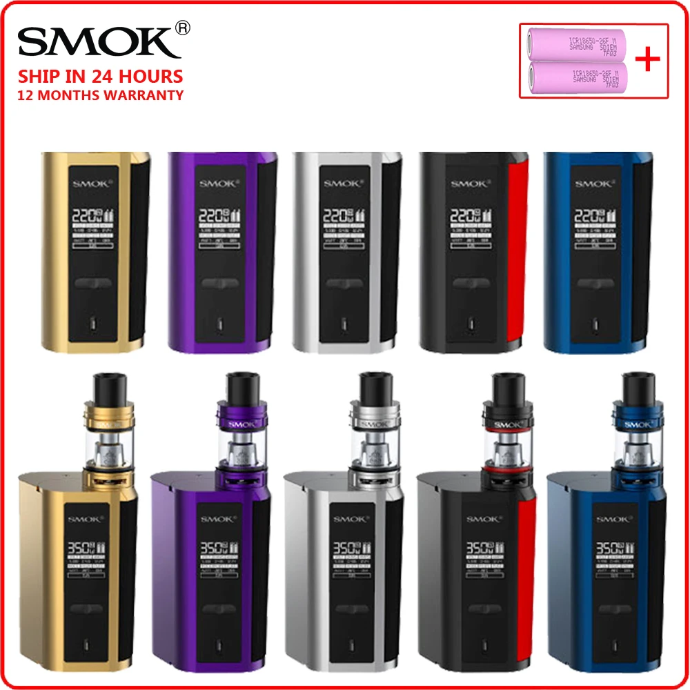 Original SMOK GX350 Kit Electronic Cigarette Box Mod TFV8 Cloud Tank 6ml Atomizer T8 Q4 Coil Vape 350W VS Smok alien Kit
Original SMOK GX350 Kit Electronic Cigarette Box Mod TFV8 Cloud Tank 6ml Atomizer T8 Q4 Coil Vape 350W VS Smok alien Kit