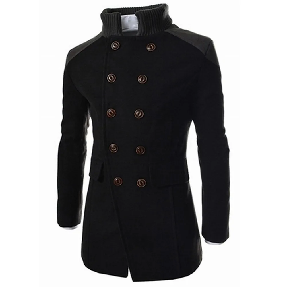 Men Jacket Warm Winter Trench Long Outwear Button Smart Overcoat men Stylish formal coats
Men Jacket Warm Winter Trench Long Outwear Button Smart Overcoat men Stylish formal coats