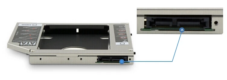 SATA на 2nd жесткий диск SSD HDD Caddy для Dell Precision M4800 M6800 M4600 M6400 M6500 M6600 E6520 3300 1340 M14X 9 5 мм|ssd hdd