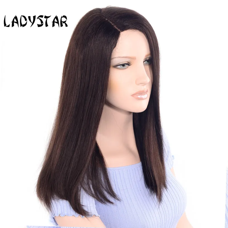 LADYSTAR Remy Human Hair Straight Wigs For Women 100% Human Hair Wigs Part Hand Made No Tangle No Shedding 16inch #1, #1B, #2 #4
LADYSTAR Remy Human Hair Straight Wigs For Women 100% Human Hair Wigs Part Hand Made No Tangle No Shedding 16inch #1, #1B, #2 #4