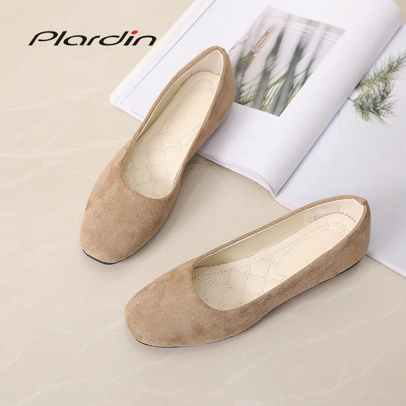 Plardin 2019 Fashion Flock Women's Flats For New Summer Slip-On Round Toe Casual Flat Shoes Basic ballet Shoes Woman Size Plus
Plardin 2019 Fashion Flock Women's Flats For New Summer Slip-On Round Toe Casual Flat Shoes Basic ballet Shoes Woman Size Plus
