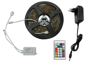 1set 5m Full Color ws2811 LED Digital RGB Strips set 150LED Waterproof Magic Color Pixel Strips+24 key IR controller+12V adapter
1set 5m Full Color ws2811 LED Digital RGB Strips set 150LED Waterproof Magic Color Pixel Strips+24 key IR controller+12V adapter