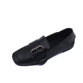 Summer Women Single Shoes Nice New Korean Version Of The Square Head Peas Shoes Wild Flat Leather Shoes Casual Commuter Shoes
Summer Women Single Shoes Nice New Korean Version Of The Square Head Peas Shoes Wild Flat Leather Shoes Casual Commuter Shoes