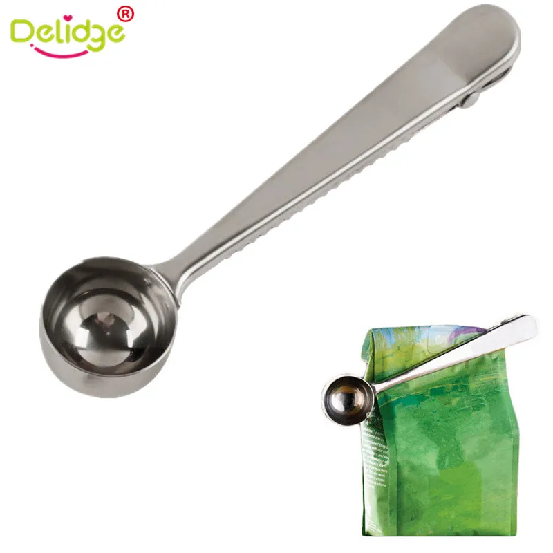 Delidge 1 pc Coffee Scoop With Clip Multifunction Stainless Steel Coffee Tea Measuring Scoop 1 Cup Ground Coffee Measuring Spoon
Delidge 1 pc Coffee Scoop With Clip Multifunction Stainless Steel Coffee Tea Measuring Scoop 1 Cup Ground Coffee Measuring Spoon