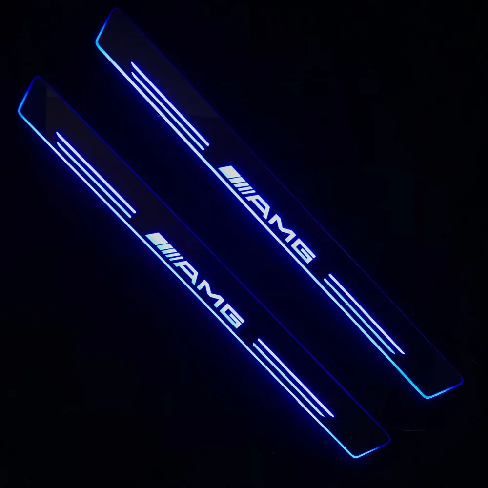 RQXR led moving door scuff for Mercedes Benz dynamic door sill plate flat lining overlays light, 2pcs
RQXR led moving door scuff for Mercedes Benz dynamic door sill plate flat lining overlays light, 2pcs