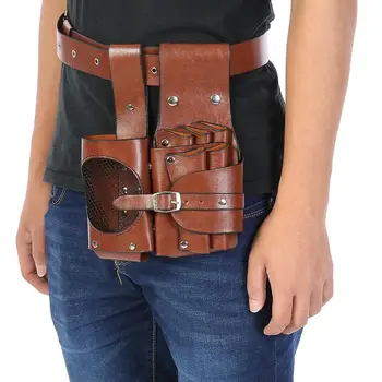 Professional Hairdressing Holder Waist Shoulder Belt Holster Scissor Comb Clip Holder Case Waist Bag Brown Hairdressing Salon To 
Professional Hairdressing Holder Waist Shoulder Belt Holster Scissor Comb Clip Holder Case Waist Bag Brown Hairdressing Salon To