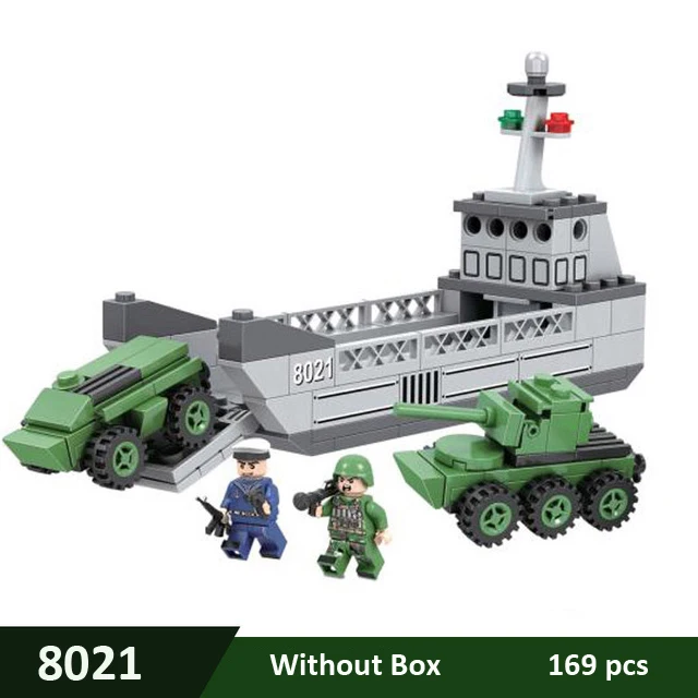 Winner 8021 169pcs Military Tank Landing Boat Craft Battleship Winner Building Block Brick Toys For Children Boy Gifts
Winner 8021 169pcs Military Tank Landing Boat Craft Battleship Winner Building Block Brick Toys For Children Boy Gifts