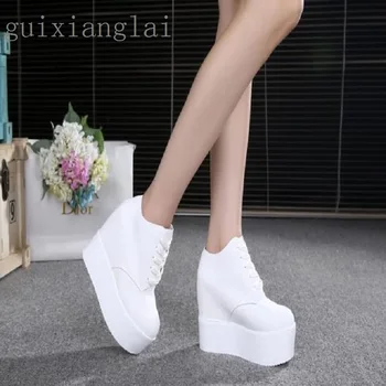 2019 Spring New Designer 12CM Wedges White Shoes Female Platform Sneakers Women Tenis Feminino Casual Female Shoes Woman
2019 Spring New Designer 12CM Wedges White Shoes Female Platform Sneakers Women Tenis Feminino Casual Female Shoes Woman