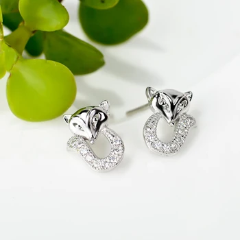 GNE0437 Hot Sale 100% Real 925 Sterling Silver Stud Earrings Sweet Cute Hollow Fox Charming Earring, Fashion Jewelry For Women
GNE0437 Hot Sale 100% Real 925 Sterling Silver Stud Earrings Sweet Cute Hollow Fox Charming Earring, Fashion Jewelry For Women