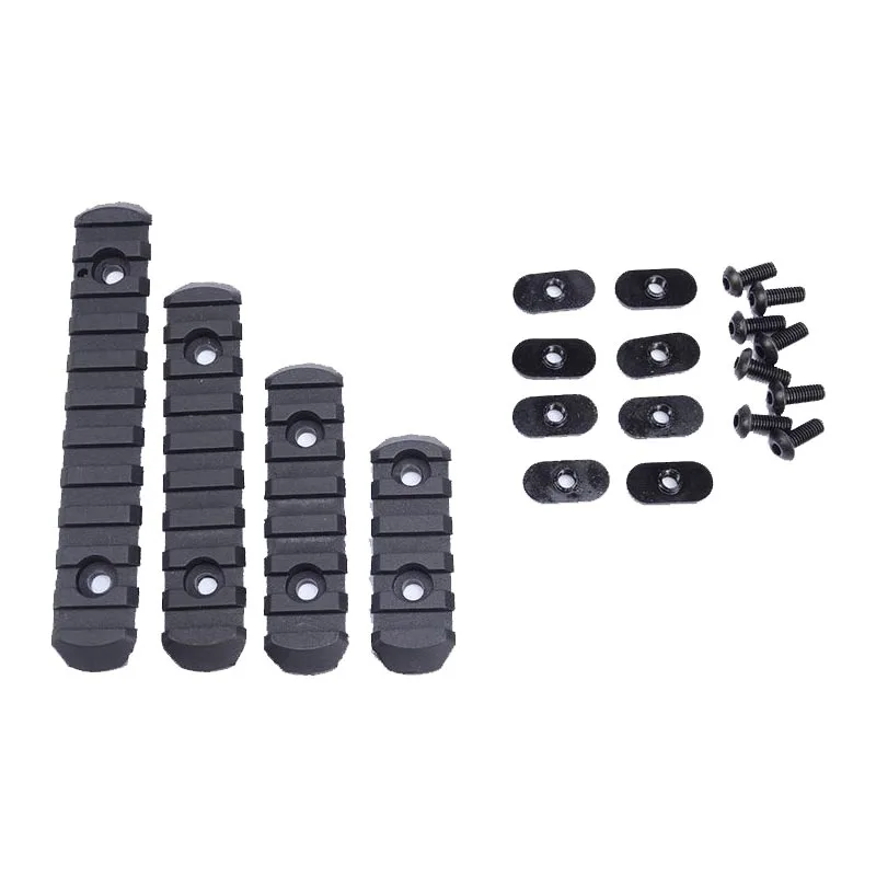 4 pcs rail with different slots 20mm standard RIS weaver base ready to add on laser/flashlight VI05001
4 pcs rail with different slots 20mm standard RIS weaver base ready to add on laser/flashlight VI05001