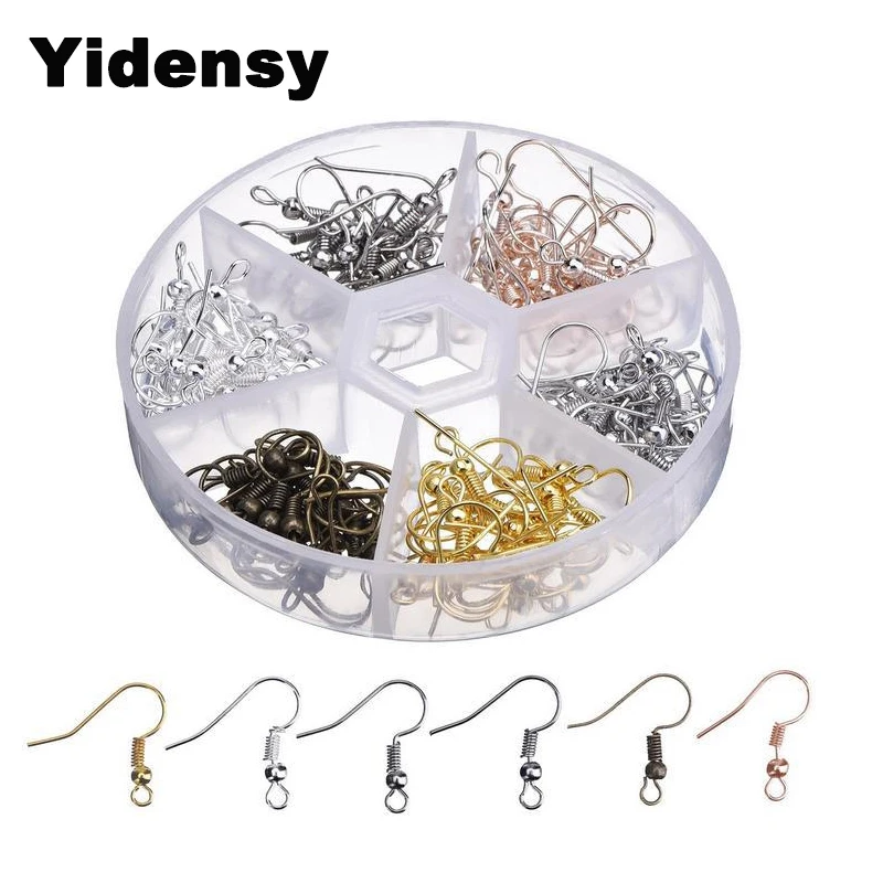 Yidensy 120pcs Mixed Color Fashion Iron Ear Hook Wire Clasp With Bead Charms Earring Hooks Wires Fit DIY Jewelry Making Findings
Yidensy 120pcs Mixed Color Fashion Iron Ear Hook Wire Clasp With Bead Charms Earring Hooks Wires Fit DIY Jewelry Making Findings