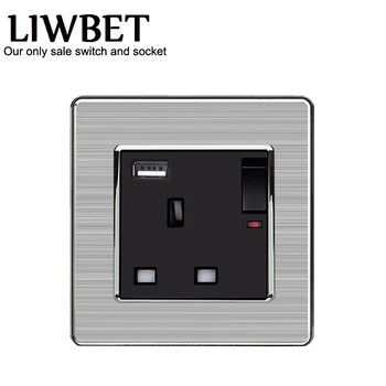 UK standard 13A 3P socket with USB socket and 250V lamp pull switch push button electronic switch AC110V-250V wall switch
UK standard 13A 3P socket with USB socket and 250V lamp pull switch push button electronic switch AC110V-250V wall switch