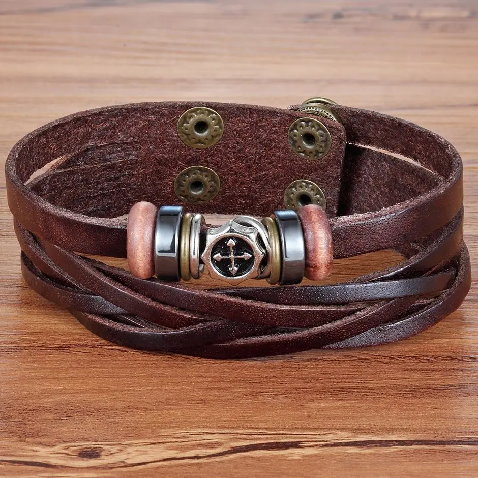 TYO Big Discount PU Leather Bracelet Cross Pattern Black/Brown/Orange Color Elegant Small Adorn Article Accessories Jewelry
TYO Big Discount PU Leather Bracelet Cross Pattern Black/Brown/Orange Color Elegant Small Adorn Article Accessories Jewelry