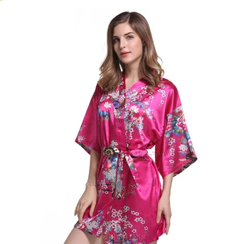 New Lady Sexy Satin Robe Bride Bridesmaid Wedding Dress Gown Women Elegant Print Nightgowns Kimono Bathrobe Flower Nightdress
New Lady Sexy Satin Robe Bride Bridesmaid Wedding Dress Gown Women Elegant Print Nightgowns Kimono Bathrobe Flower Nightdress