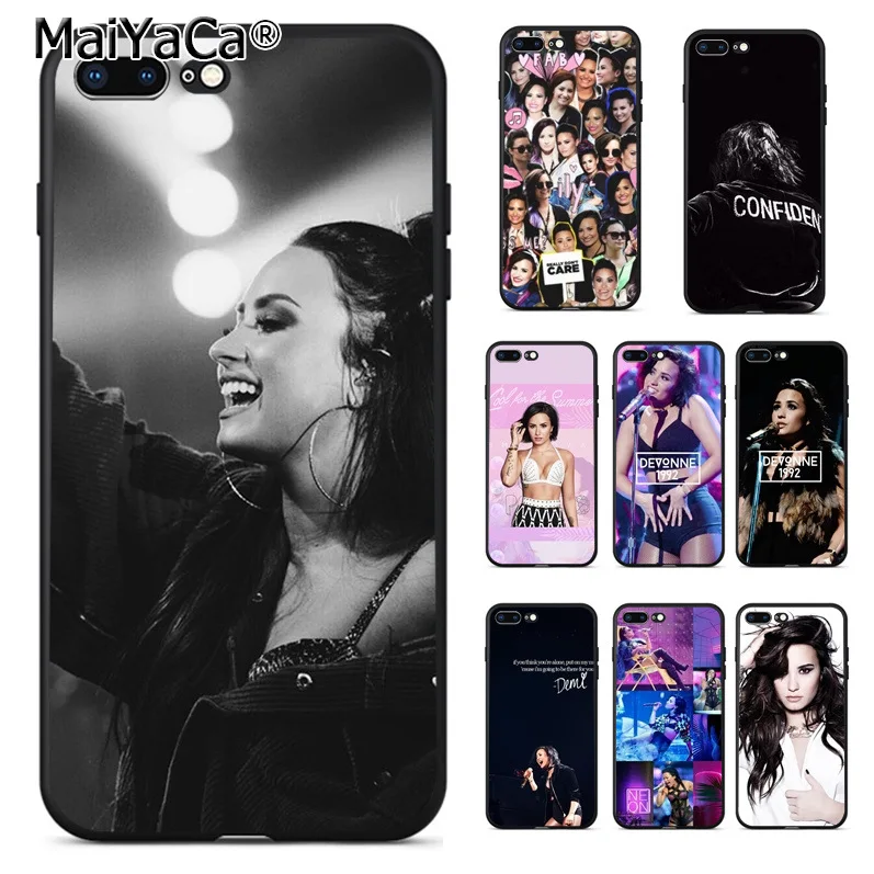 MaiYaCa Demi Lovato fashion design skin black silicone soft tpu cell phone Case for iPhone 8plus 7 6S Plus X 5S SE 5C case Cover
MaiYaCa Demi Lovato fashion design skin black silicone soft tpu cell phone Case for iPhone 8plus 7 6S Plus X 5S SE 5C case Cover