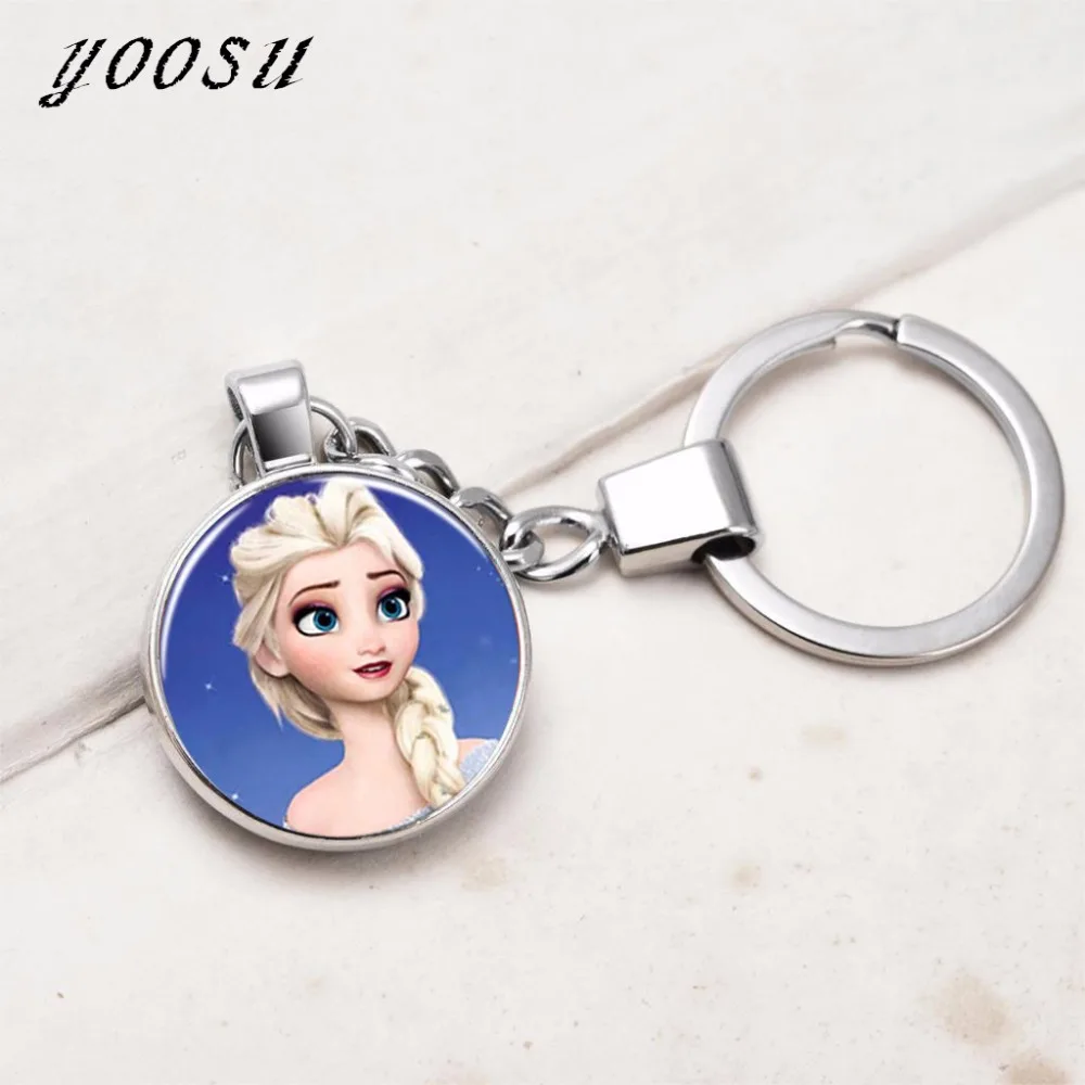2018 New Ladies The Chain Jewelry Keychain Crystal Cabochon Princess Elsa Anna Snow Queen Pendant Keychain For Girls
2018 New Ladies The Chain Jewelry Keychain Crystal Cabochon Princess Elsa Anna Snow Queen Pendant Keychain For Girls