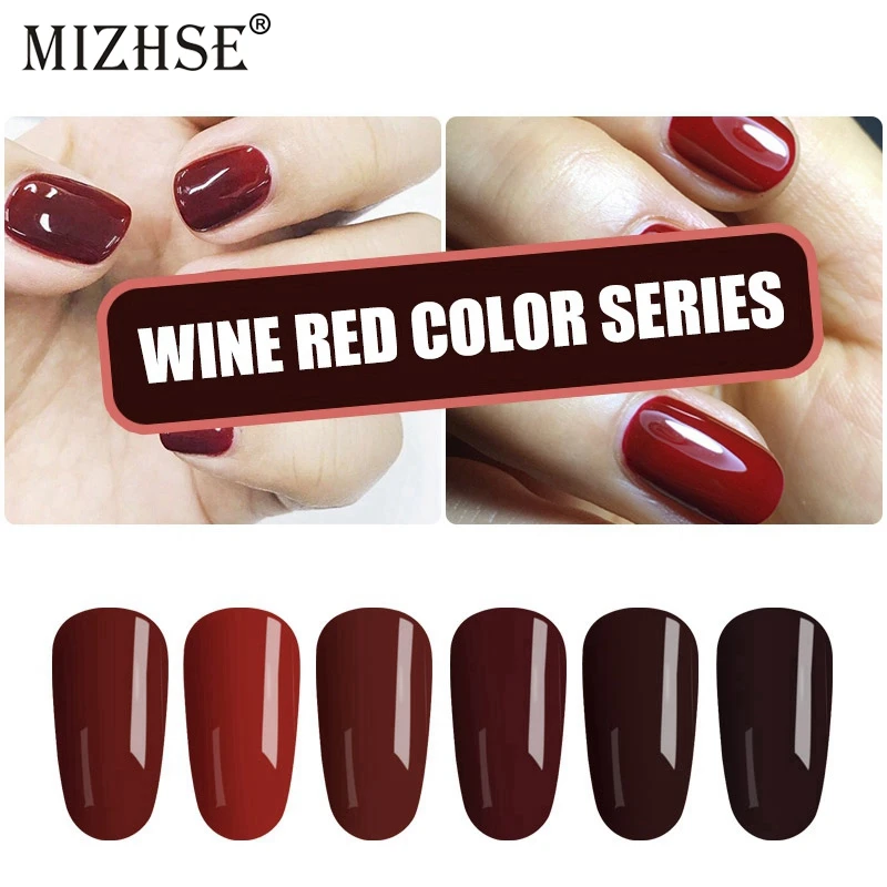 MIZHSE 7ML Wine Red UV Gel Nail Polish Soak Off UV Nail Gel Stamping UV LED Gellak Varnish Dark Gel Polish For Salon Beauty
MIZHSE 7ML Wine Red UV Gel Nail Polish Soak Off UV Nail Gel Stamping UV LED Gellak Varnish Dark Gel Polish For Salon Beauty