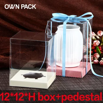 Direct Selling clear box 10pcs/lot 12*12*H and pedestal/gifts box wedding gifts for guests/ plastic container/ macarons package
Direct Selling clear box 10pcs/lot 12*12*H and pedestal/gifts box wedding gifts for guests/ plastic container/ macarons package
