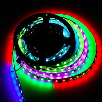 5M 5050 WS2811 Built-in WS2812B RGB Led strip light Individually Addressable magic Dream color 60IC/M NON-Waterproof 60led/m 5V
5M 5050 WS2811 Built-in WS2812B RGB Led strip light Individually Addressable magic Dream color 60IC/M NON-Waterproof 60led/m 5V